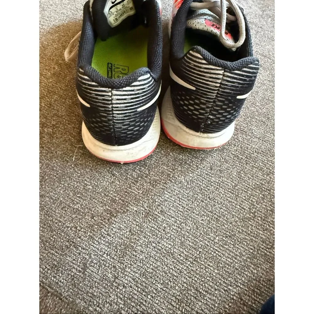 Nike Zoom Pegasus 33 Women’s Running Shoes Gray Pink Sneakers Size 8.5